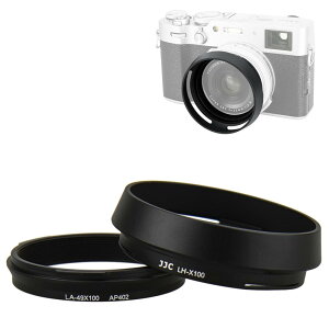 JJC ^ Yt[h ˂ގ xmtBFujifilm Fuji X100VI X100V X100F X100T X100S X100 X70 ɑΉ LH-X100 t[h & AR-X100 A_v^ ݊ 
