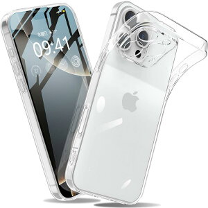 Montue for iPhone 16 Pro Max �P�[�X �N���A �ϏՌ� �ČRMIL�K�i ���� �؍� ���^ �y�� �X�}�z�P�[�X �A�C�t�H��16promax �p �J�o�[ ���C�� ���X�[�d�Ή� (�N���A)
