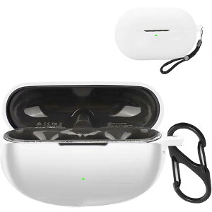 For SOUNDPEATS CC/SOUNDPEATS PearlClip Pro �p �P�[�X �J�o�[�yHNWEIWEI�z �p �P�[�X �V���R�����[�P�[�X �֗� �J���r�i�t ���s �y�� �ی�J�o�[ �i�J���r�i�t��+�X�g���b�v�t�� �j �ی�P�[�X ���[ �P�[�X