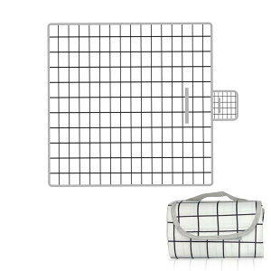 レジャーシート ピクニックシート 140x150cm 大判 厚手 折りたたみ 2〜4人用 チェック柄 簡単収納 ギンガムチェック 防水ブランケット 水洗い マット 運動会 遠足 ビーチ お花見 防災 キャンプ