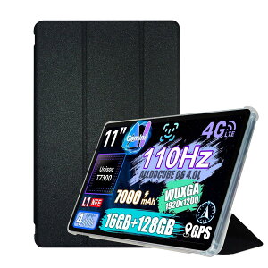 For ALLDOCUBE iPlay 70E T1160 �p�̃^�u���b�g�P�[�X �J�o�[ 11�C���` �ϏՌ� �����h�~ ��p�ی� Hcsxlcj(�u���b�N)