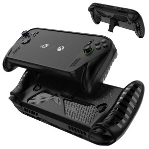 For ASUS ROG Xbox Ally/ROG Xbox Ally X �P�[�X RC73XA-Z2E24G1T 7�C���` Greerass ASUS ROG Xbox Ally/ROG Xbox Ally X �J�o�[ �ی�P�[�X TPU�f�� �C�菝�h�~ ���S�ی� ����~�� ���M�݌v �����^ �y�� �ϏՌ� �i�u���b�N�j