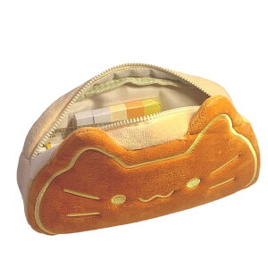 EsiFare 可愛い大容量ぬいぐるみペンケース 猫デザイン 子供から大人まで 卒業祝入学祝プレゼント用 便利防塵耐久軽量 20*10*5cm 45g