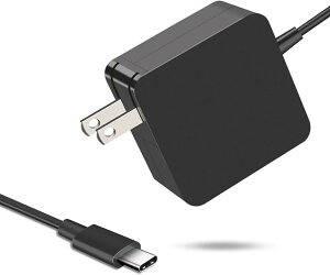Dell 用 65W Type-C ACアダプター ノートパソコン用ACアダプター Type-C PD対応 65W USB-C ACアダプター GaN窒化ガリ ウム USB C 充電器 Dell Latitude 5420 5520 5320 7420 5430 7390 7320 7400, XPS 13 Chromebook 3100など対応 ノ