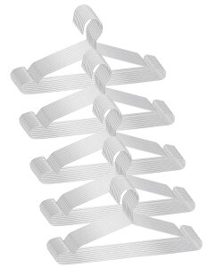 gofuch ハンガー ステンレスハンガー 洗濯ハンガー ステンレス 50本 セット hangers シルバー おしゃれ 頑丈 錆びにくい 曲がらない 男女共用で使える はんがー スリム 軽量