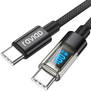 RAVIAD USB Type C �P�[�u�� USB-C & USB-C �P�[�u���y2M�z�^�C�vc �P�[ �u�� PD3.0 QC3.0 �Ή� 100W/5A�}���[�d �f���h�~ ���ϋv�i�C�����҂� iPhone 17 16 15 iPad MacBook Pro, Galaxy S25 S24 S23 S22 S21 S20, Huawei, Xiaomi Pixel