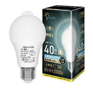 ORALUCE LEDd E26 lZT[ d 40W` F 6500K 5W 500lm _E ÃZT[t Yh~ Ki  L gC s 1 LDA5D-G-E26