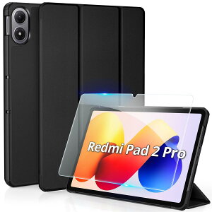 [Redmi Pad 2 Pro 12.1�C���` �P�[�X �K���X�t�B���� �Z�b�g]CACOE Redmi Pad 2 Pro/Xiaomi Poco Pad M1��^12.1�C���`�f�B�X�v�� 20 25�p �n�[�h�P�[�X �I�[�g�X���[�v �O�܂� �ϏՌ� �y�� xiaomi �^�u���b�g �J
