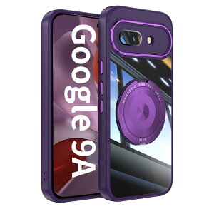 Fadkzyxr Google Pixel 9a �P�[�X �����O�t�� 360°��]�\ �X�^���h�@�\ MagSafe�Ή� ���b�v�z�[���t�� �X�}�z�P�[�X �O�[�O�� �s�N�Z�� 9a �P�[�X �g�уJ�o�[ �ϏՌ� �}�O�Z�[�t�Ή� �����^ �������-