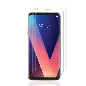 �y2������z�Ή� LG V30+ �p�� �t�B���� For au isai V30+ LGV35 / docomo V30+ L-01K/JOJO L-02K/LG V30 Plus �p�� �K���X�t�B���� 3D�Ȗ� �d�x9H ������ �ώw�� ��U�h�~���� �S�ʕی� �t�B����