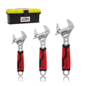 HOUSERAN �����L�[�����` 3�{�Z�b�g �X�p�i 16cm/21cm/26cm ���\�����` �H��Z�b�g �ő�J��40mm CR-V�| ����~�߃O���b�v DIY/����/�C���p