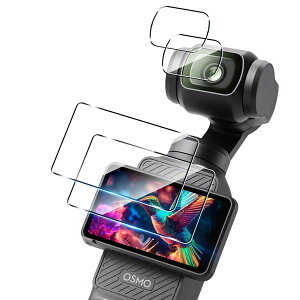 �p DJ I OSMO Pocket 4 �t�B���� �K���X�t�B���� 2��+ �J�����t�B���� 2���y2+2���Z�b�g ���{���Ɏq���z �p OSMO Pocket 4 �ی�t�B���� 9H�d�x �S�ʕی� �ϏՌ� �p �I�Y���|�P�b�g4 �t�B���� �����K���X 