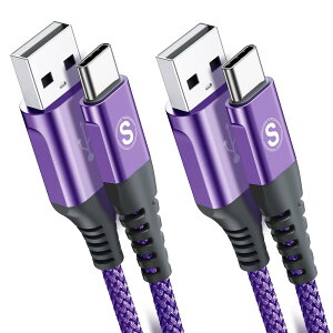 USB Type C P[uy2M/2{ZbgzSweguard USB-C & USB-A 3.1A USB C P[uyQC3.0Ή}[dz^Cvc [d iPhone16/iPhone 15 Pro MAX, iPad Pro,Samsung Galaxy S25/S24/S23/S22/S21/S20/S10,Pixel,usb type-c@ƌ݊