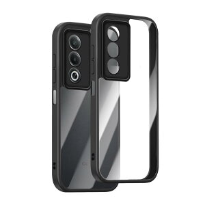 [SinRenn] OPPO A3 5G (A402OP CPH2639) P[X NA 360°Sʕی ^ Yی X}zP[X ϋv PCw+\bhJ[ TPUt[ ϏՌ gуJo[ ϖh~ C菝h~ ČRMILKi 