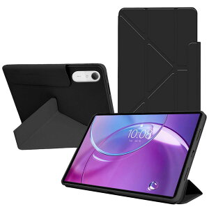 Lenovo Idea Tab Pro Gen 2 �p �P�[�X �J�o�[ KONXISA �^�u���b�g 13�C���` Y�܂�X�^���h�P�[�X �I�[�g�X���[�v�@�\�t�� �p�x���� PU���U�[ �ω��� �Ϗ� �ϏՌ� �ϋv�� �ی�J�o�[(�u���b�N)