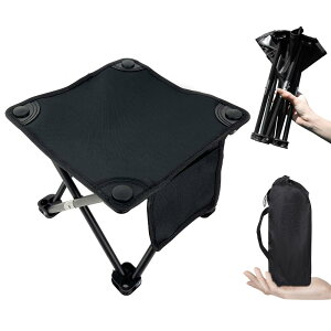 折りたたみ椅子 コンパクト 1秒瞬間収納 超軽量 アウトドアチェア サイドポケット付き 折りたたみイス サイズ:29*29*24cm 最適な高さと 快適な座面幅をご提供します 携帯チェア アルミ合金