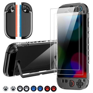 Chayoo Switch2 یLbg hbNΉ [Switch 2 fΉ] Switch 2 KXtB 2+ Switch 2 NAP[X+ewLbv8 Switch 2 یJo[ PC+TPUގ ̎݌v  ΂݂Ȃ EȒP 