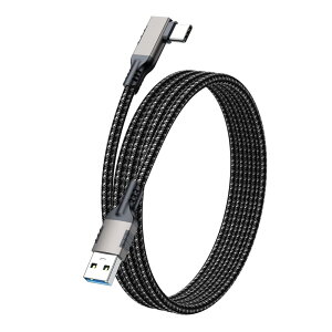 LpoieJun USB-CP[u 3m USB-A to Type-C L 10Gbps PD 60W [d ^Cvc P[u3m X}z/^ubg/Q[@Ή KJ[iŐV^)