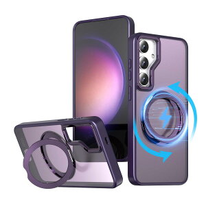 KWATUNG Galaxy S25 �p �P�[�X Galaxy S24 �p �P�[�X magsafe�Ή� ���C�� ���X�[�d �ϏՌ� �M�����N�V�[ s25 �X�}�z�P�[�X 360°��]�X�^���h �c�����Ή� �M�����N�V�[ s24 �J�o�[ �}�O�l�b�g���� SC-51E SCG25 