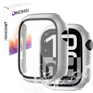 DIKESHGU for Apple Watch �h���P�[�X Series11/10 42mm/46mm �A�b�v���E�H�b�` �V���[�Y 11/10�p�ی�J�o�[ �K���X�t�B���� ��̌^ PC�f�� �^�b�`���ǍD �S�ʕی� �����ȒP �ϏՌ� �����ߗ� �w��h�~ ���h�~