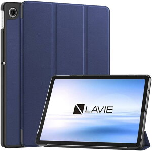 For NEC LAVIE Tab Lite TL103/KAL PC-TL103KAL �p �P�[�X �J�o�[�yKONXISA�z�^�u���b�g 10.1�C���` �P�[�X �I�[�g�X���[�v�@�\�t�� �O�܃X�^���h �p�x���� �ω��� �Ϗ� �ϏՌ� �ϋv���ی� �P�[�X(�u���[)