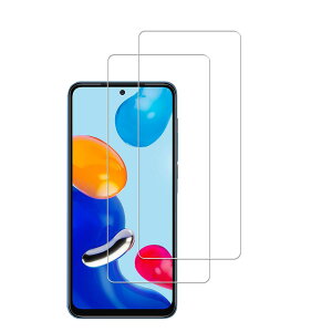 KPNS �K���X�t�B���� Xiaomi Redmi Note 11 �p (2��)�K���X�t�B���� ���{���Ɏq�f�ލ̗p �S�� �ی�t�B���� �����K���X �t�B����