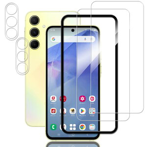 KPNS Galaxy A55 5G SC-53E SCG27 p (2)KXtB + (2)JtB + KChgt {Ɏqfލ̗p S یtB KX tB Jی YJo[ Ή