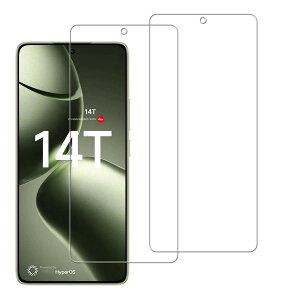 KPNS �K���X�t�B���� Xiaomi 14T Pro/Xiaomi 14T �p (2��)�K���X�t�B�������{���Ɏq�f�ލ̗p �S�� �ی�t�B���� �����K���X �t�B�����ی�t�B����