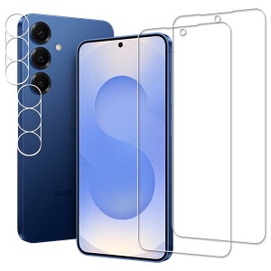 KPNS �y2+2������z Galaxy S25 FE �K���X�t�B���� (2��) + �J�����t�B���� (2��) ���Y�Ɏq�f�ސ� �S�ʕی� �����K���X �ی� �t�B����