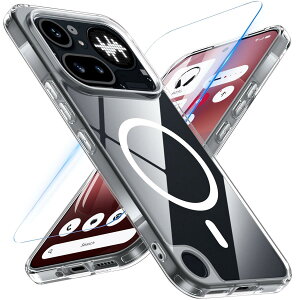 OWKEY Nothing Phone (4a) Pro �P�[�X �y�K���X�t�B�����t���z ���� ���΂݂Ȃ� �}�O�l�b�g���� �}�O�Z�[�t�Ή� �S�ʕی� �ϏՌ� �����Y�ی� ���^ �y�� �w��h�~ �X�g���b�v�z�[�� MagSafe�Ή� Nothing Pho