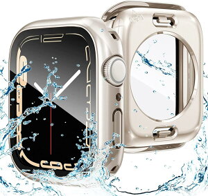 AMAPC for Apple Watch �P�[�X 360�x�S�ʖh�� �o���h ���j�E�X�|�[�c��p �K���X�t�B���� ��̌^ applewatch�p �J�o�[ 360�t���{�f�B�h�� �A�b�v���E�H�b�` �P�[�X Apple Watch Series6/SE3/SE2/SE/5/4 44mm�Ή� starl