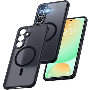 Aunote Galaxy S24 FE P[X MagsafeɑΉ SM-S721Q / SCG30 }Olbg C X[d ČRMILKi ϏՌ ϋv Sʕی ΂݂Ȃ wh~ MNV[ S24FEP[X iubNj