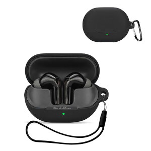 For SOUNDPEATS Air5 Pro Plus / Air5 Pro �p �P�[�X �J�o�[ �yKONXISA�z���C�� ���X�C ���z�� �P�[�X �V���R���f�� ���p���₷�� �ϏՌ� �h���h�o �E�H�b�V���u���i�J���r�i�t��+�X�g���b�v�t�� �j �����[
