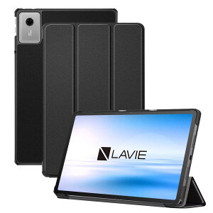 For NEC LAVIE Tab T11N (T1175/LA�ETAB11/Q02) �p �P�[�X �J�o�[�yKONXISA�z�^�u���b�g 11�C���` �P�[�X �I�[�g�X���[�v�@�\�t�� �O�܃X�^���h �p�x���� �ω��� �Ϗ� �ϏՌ� �ϋv���ی� �P�[�X(�u���b�N)