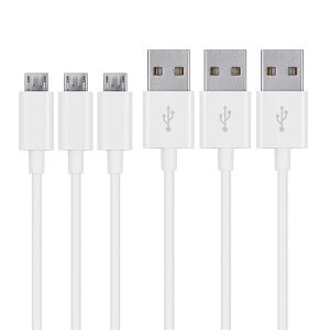 �}�C�N�� usb �P�[�u�� 0.3m (3�{�Z�b�g) POTRRCIUSUER Micro USB �P�[�u���y2A�}���[�d�E480Mbps�����f�[�^�]���Ή��z�X�}�[�g�t�H���A�^�u���b�g�A�Q�[���@�� Micro B �f�o�C�X�Ή�