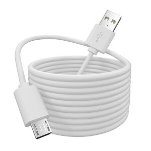 �}�C�N�� usb �P�[�u�� 5m (1�{�Z�b�g) POTRRCIUSUER Micro USB �P�[�u���y2A�}���[�d�z�y�f�[�^�]����Ή��z�X�}�[�g�t�H���A�^�u���b�g�A�Q�[���@�� Micro B �f�o�C�X�Ή�