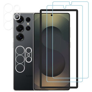 HKKAIS �u���[���C�g�J�b�g �ڂ̔��y�� 93% Samsung Galaxy S26 Ultra �p �K���X�t�B�����i2������j�{�J�����t�B�����i2������j+�K�C�h�g�t�� ���{���Ɏq�̗p ���� �K���X �t����� �ی�t�B����