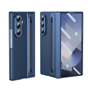 Galaxy Z Fold7 �p �q���W�ی� �P�[�X Samsung �M�����N�V�[Z Fold7 / SC-56F / SCG34 �p �y���t�� ���U�[�J�o�[ �܂肽���ݎ� ���b�L���H�o���p�[ OURJOY �X�}�z�P�[�X �d�x9H��̌^�K���X�t�B���� �����h�~