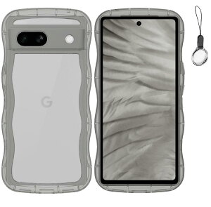 HILEGENER Google Pixel 6A ���킢�� �P�[�X ���˂��� �ϏՌ� �O�[�O�� �s�N�Z��6A 6.1�C���`�p����~�� �X�}�z�P�[�X�E�F�[�u �f�U�C�� ��Ƀt�B�b�g �X�}�z�J�o�[ �؍� ���� �N���A �\�t�gTPU�J�o