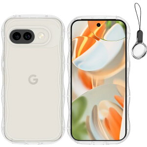 HILEGENER Google Pixel 9A ���킢�� �P�[�X ���˂��� �ϏՌ� �O�[�O�� �s�N�Z��9A 6.3�C���`�p����~�� �X�}�z�P�[�X�E�F�[�u �f�U�C�� ��Ƀt�B�b�g �X�}�z�J�o�[ �؍� ���� �N���A �\�t�gTPU�J�o