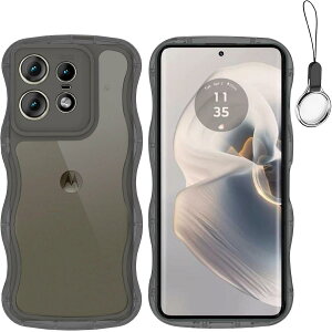 HILEGENER Motorola Moto Edge 50 pro / 50s Pro ���킢�� �P�[�X ���˂��� �����Y�ی� �ϏՌ� ���g���[�� Edge50 �v�� �p����~�� �X�}�z�P�[�X�E�F�[�u �f�U�C�� ��Ƀt�B�b�g �X�}�z�J�o�[ �؍� ���� TPU