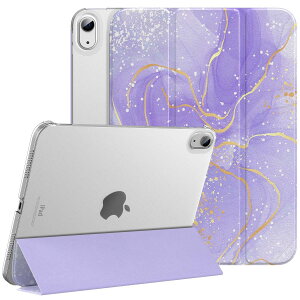 iPad ��11/10���� �P�[�X 20 25/20 22 11�C���` Dadanism A16 10.9�C���` 20 25�N�V���f�� �A�C�p�b�h�p �I�[�g�X���[�v �O�܂� �X�^���h PU+PC �ϋv Apple Pencil�Ή� �J�o�[ Lavender+Gold Liner