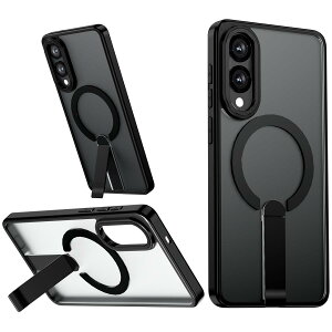 DIFAYA Galaxy S25 Edge �P�[�X �}�O�l�b�g���� �}�O�Z�[�t�Ή� �ČRMIL�K�i �B��X�^���h ���΂݂Ȃ� Magsafe�Ή� ���C�� ���X�[�d �ϏՌ� ���� �M�����N�V�[S25 �G�b�W �P�[�X