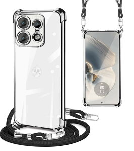 PAILAIMEN Moto Edge 50s Pro/Edge 50 Pro �P�[�X �N���A �V�����_�[ edge 50 pro/50s pro �X�}�z�P�[�X �ϏՌ� ���g���[���G�b�W50s /50 Pro�P�[�X ���|�� ��|���P�[�X ���� TPU �X�g���b�v�t�� �g�уP�[�X ���y