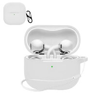 For HUAWEI FreeClip 2 ケース [HVUYAL] 紛失防止用のフックを搭載した 軽量 キズ防止 防塵 傷つきにくい…