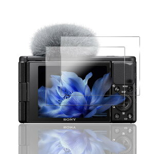 �y2���Z�b�g�z �Ή� SONY ZV1 II/ZV-1/ZV-1F/ZV-E10 �K���X�t�B���� �y���{���f�ވ��Ɏq���z �p SONY ZV1/ZVE10 �t�B���� �ی�t�B���� �d�x9H �ϏՌ� ��U�h�~ �w��h�~ �S�ʕی� �ɔ� �����ߗ� �\��t��