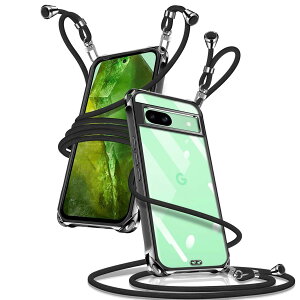 Google Pixel 8a �P�[�X �N���A �V�����_�[ Google Pixel 8a �X�}�z�P�[�X �g�уX�g���b�v �s�N�Z��8a �J�o�[ ���|�� �΂߂��� ��|���P�[�X ���� ���^ �y�� TPU �g�уP�[�X �R�t�� �΂߂��� �D��X�g��