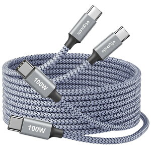 etguuds USB C �P�[�u���y����/2.5m 2�{�z100W 5A�}���[�d �^�C�vC �P�[�u�� ���ϋv�i�C����iPhone 1716 15�AGalaxy S25/S24/24FE�APixel 8a/9a�AMacBook Pro��USB-C�@��Ή�