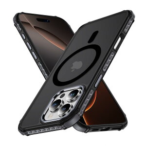 iphone 16 pro �P�[�X �X�}�z�J�o�[ �}�b�g������ �}�O�l�b�g���� ���C�� ���X�[�d �ϏՌ� �w��h�~ ����~�� �ČRMIL�K�i�EMagsafe�Ή� �A�C�t�H��16 pro�p�J�o�[ �C���` PinLiSheng (�_�[�N�O���[, iphon