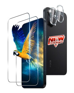 �y2+2���Z�b�g�z �Ή� Xiaomi POCO X8 Pro Max �K���X�t�B���� 2�� + �����Y�ی�t�B���� 2�� �w��F�� �Ή� �V���I�~ POCO X8 Pro Max �t�B���� �����K���X�t�B���� �P�[�X �y �d�x9H ���{���Ɏq�� �z �Ή�